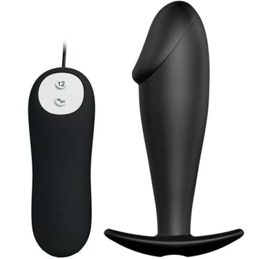 Plug Anale Vibrante in Silicone con Telecomando e Design Pene